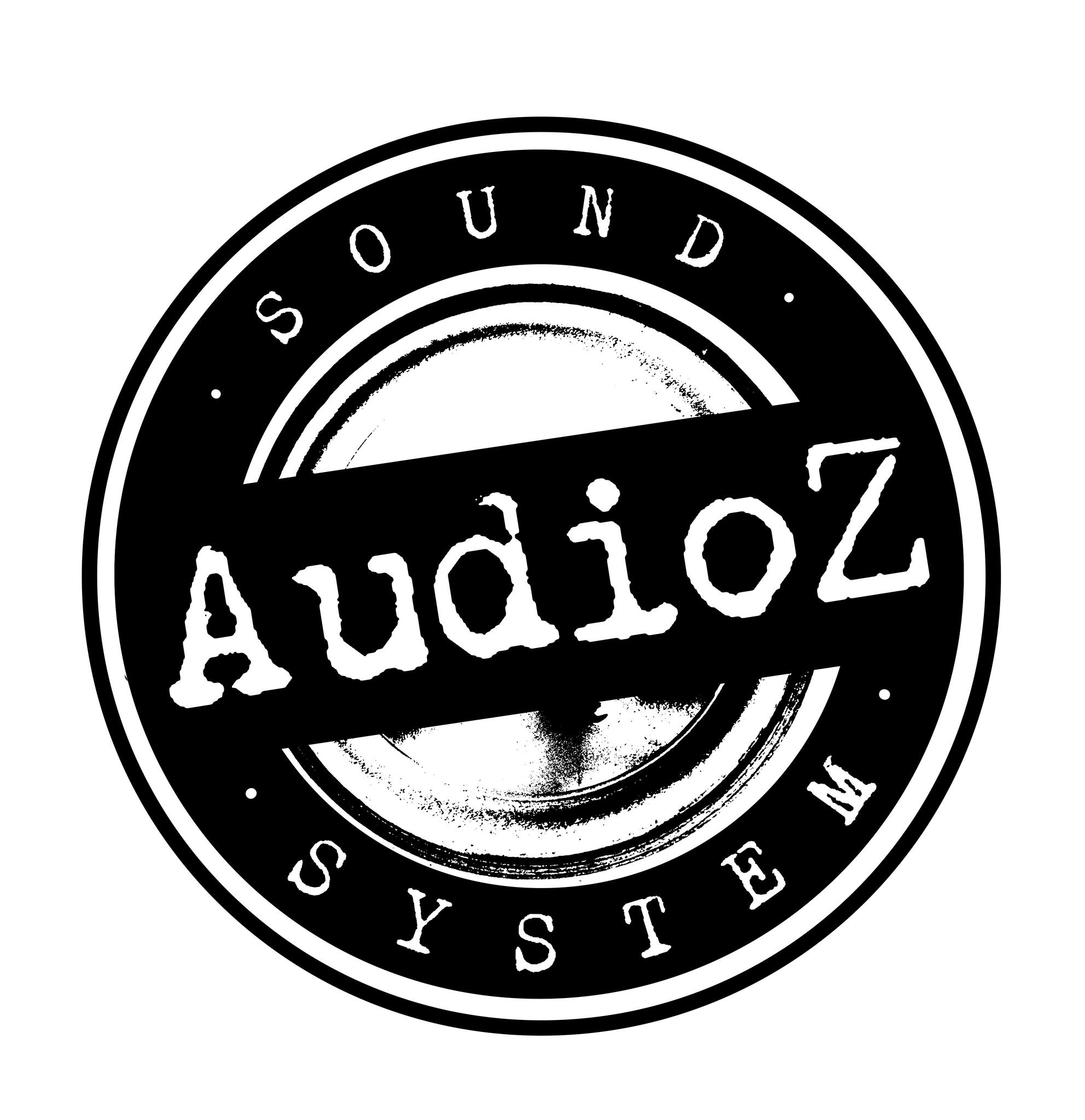 Audio Z sound system culture, music and chat monthly Wednesdays on Codesouth Radio. The logo is a circle with words Audio Z sound system in it .